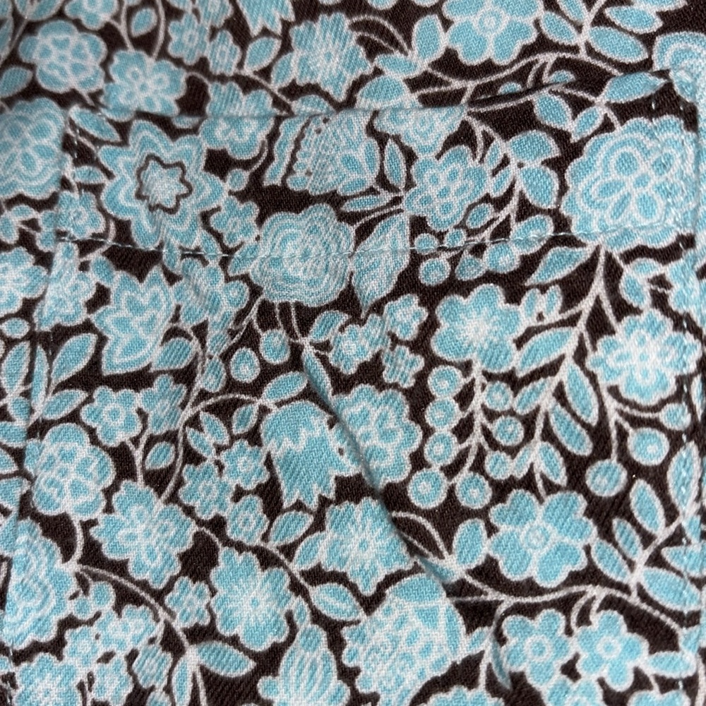 Uniqlo Floral Printed Long-Sleeve Button Down Shirt, Size M/4 - Picture 10 of 16